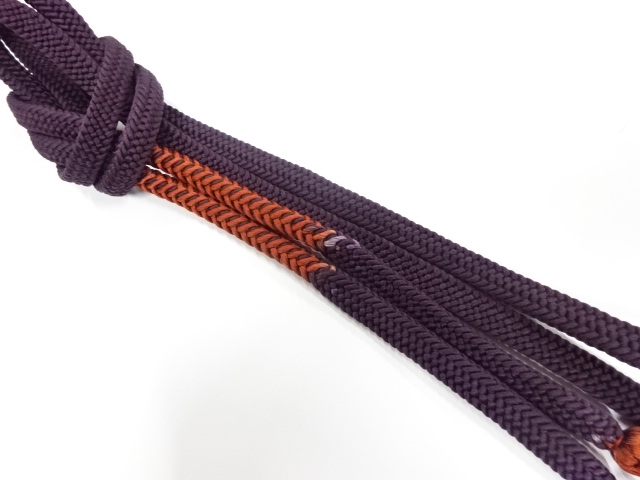 正絹　手組帯締め